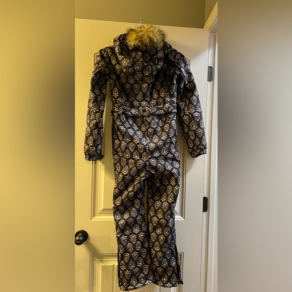 EUC Joyfolie Ava Ski Suit in block print, girls size 12 - Picture 3 of 3